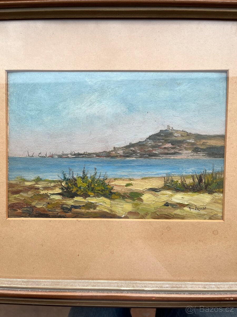 Prodám obraz Jan Sklenář Přístav Durres