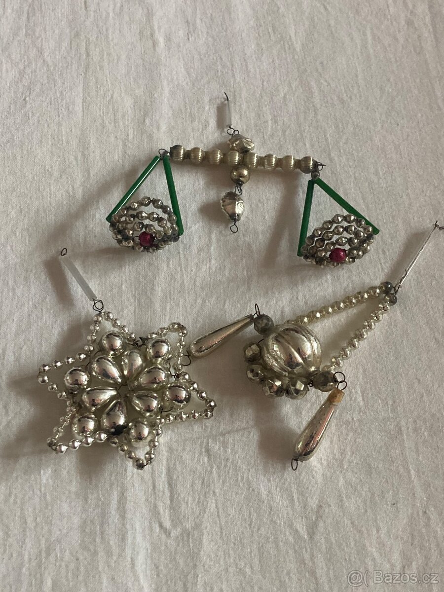 Korálkové vánoční ozdoby