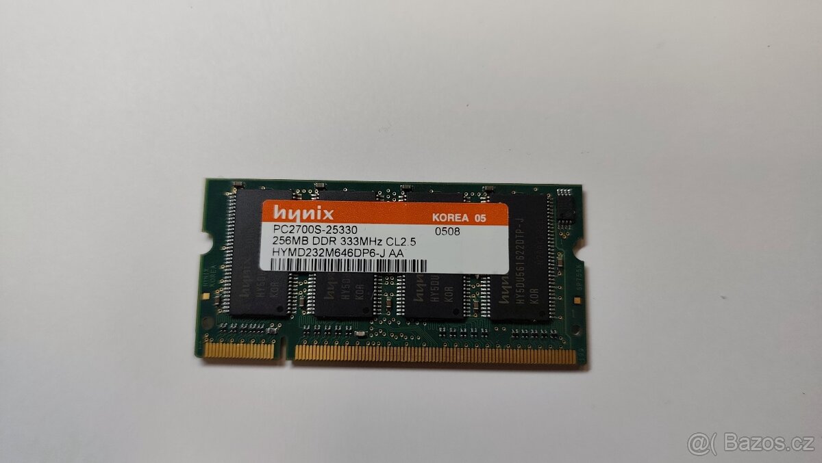 RAM 256 MB, DDR 333, Hynix