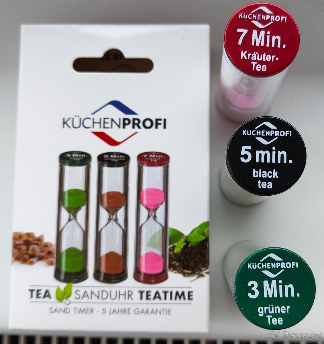 Küchenprofi Minutka přesýpací na čaj Tea Time 3 ks