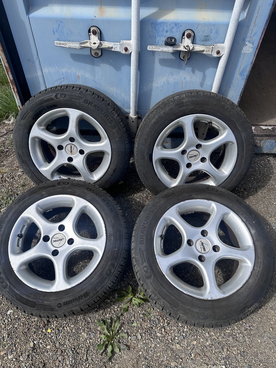 ALU disky Autec R15 195/60