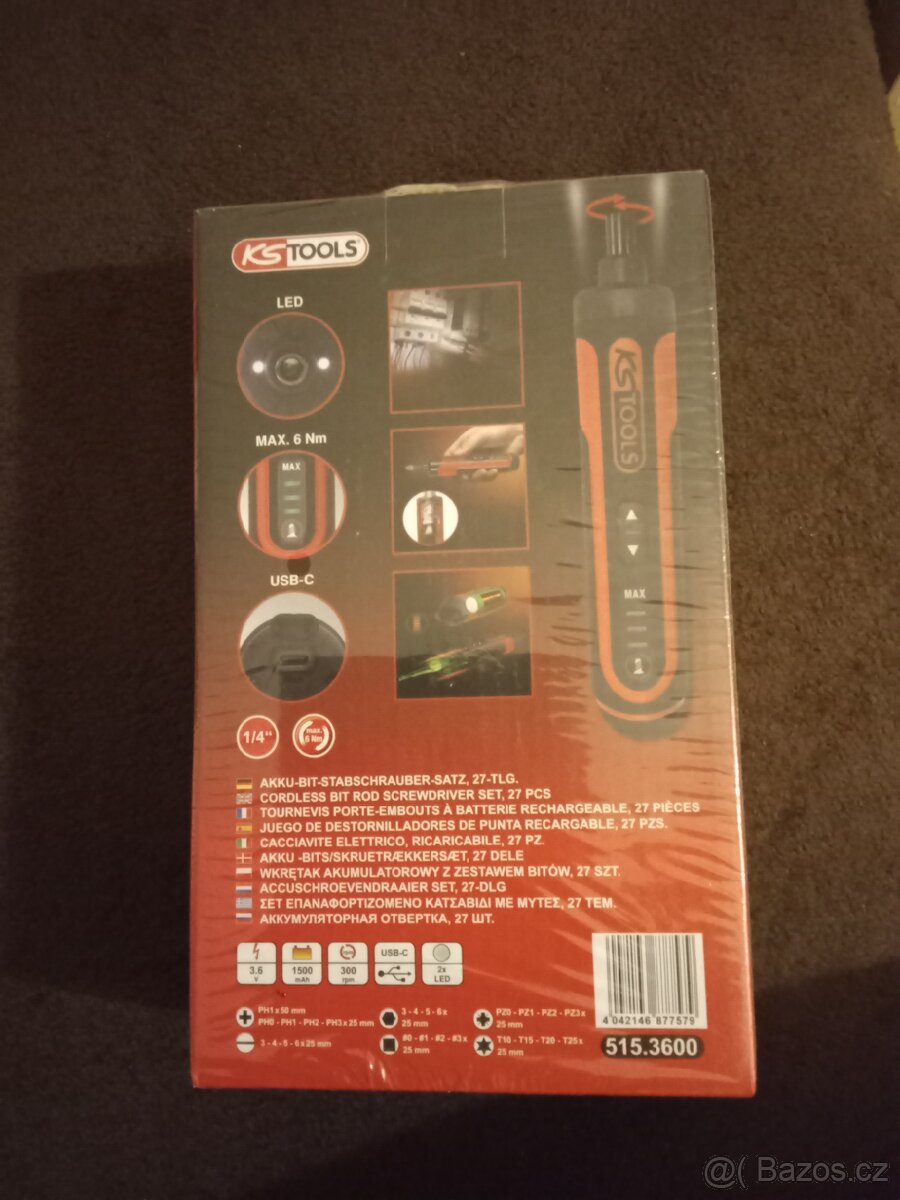 Vrtačka Aku KSTools 3,6voltu