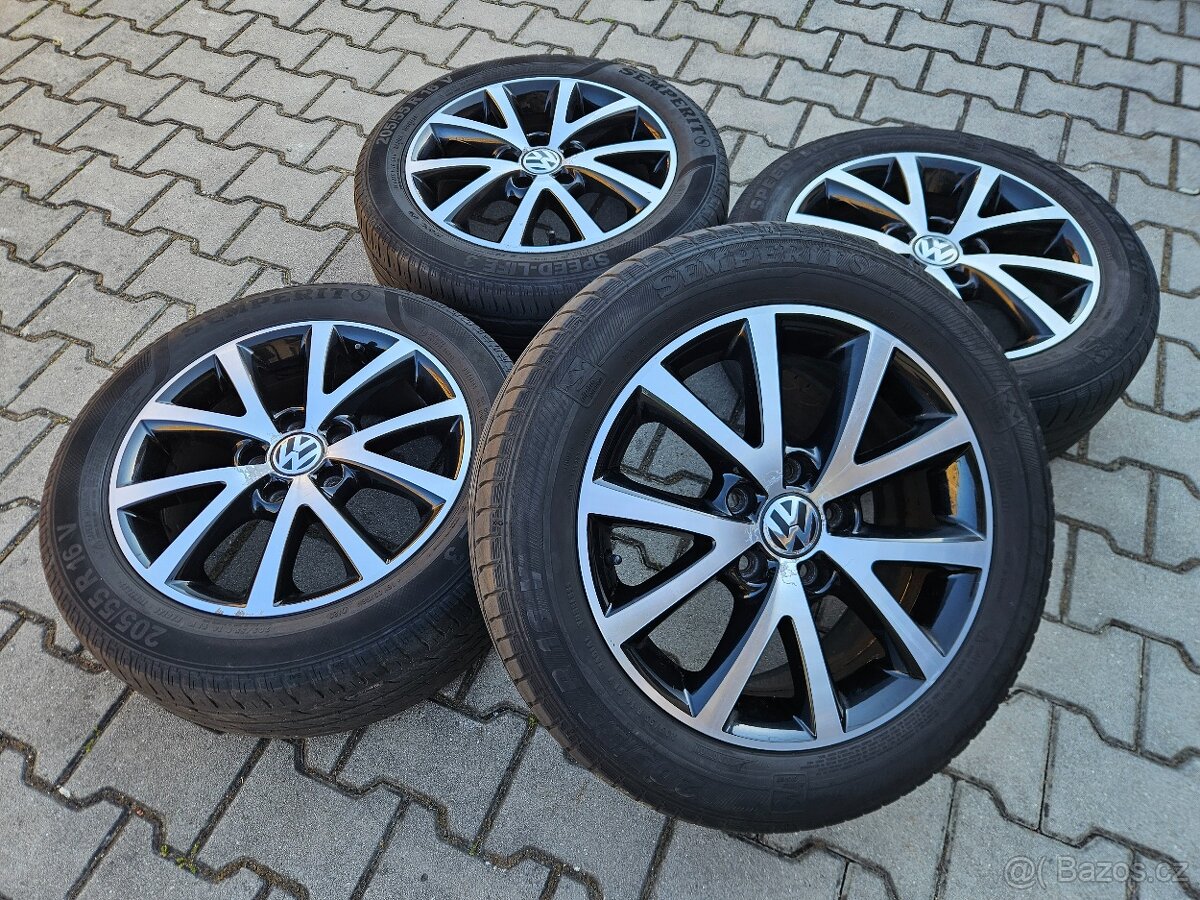 Orig. Volkswagen 5x112 Letní Semperit 205/55/16