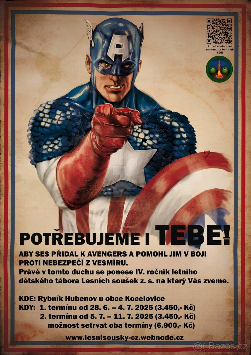Letní dětský tábor u Blatné