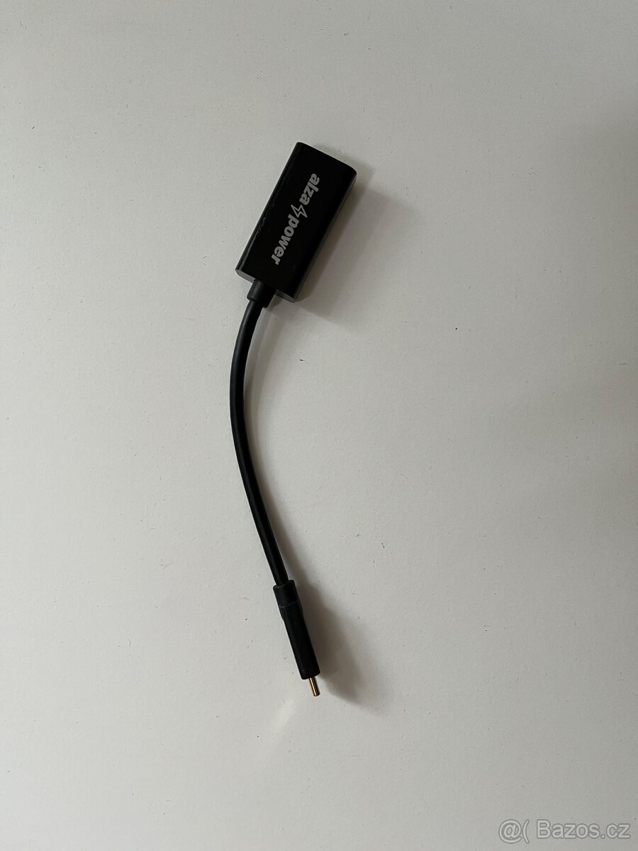 AlzaPower USB-C (M) na HDMI 2.0 4K 60Hz (F) 0.1m matná černá