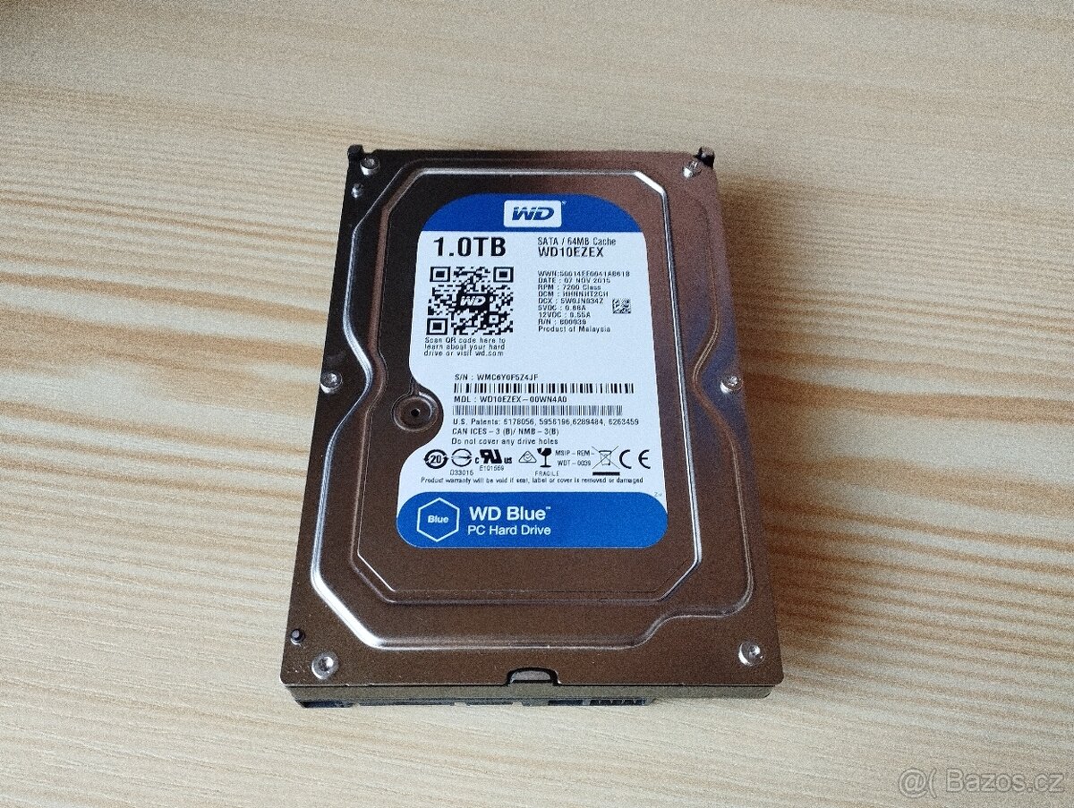 Disk WD Blue 1TB 3,5" SATA