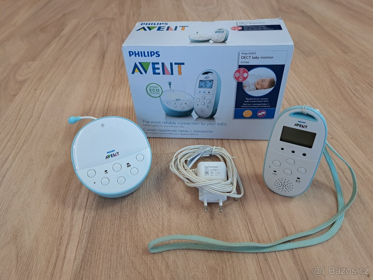 Dětská chůvička Philips AVENT Baby DECT monitor SCD560