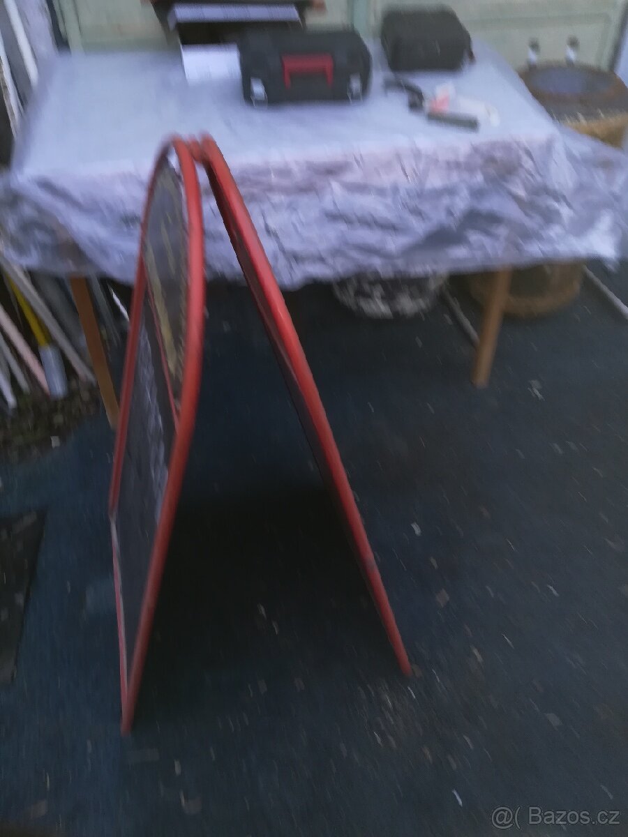 Plechová cedule poutač