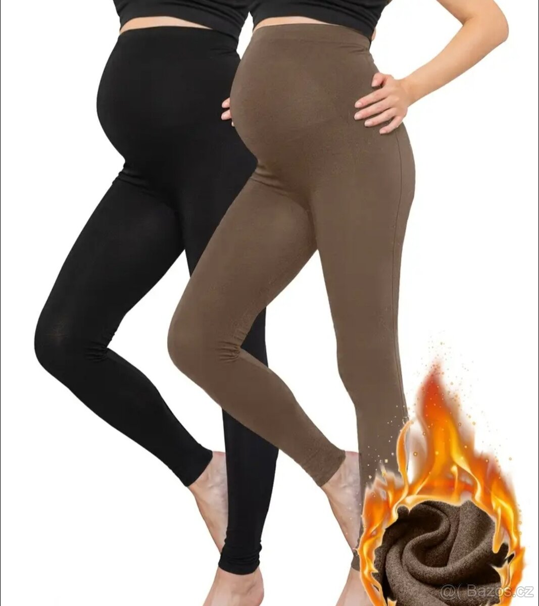 Termo těhotenské legíny velikost L