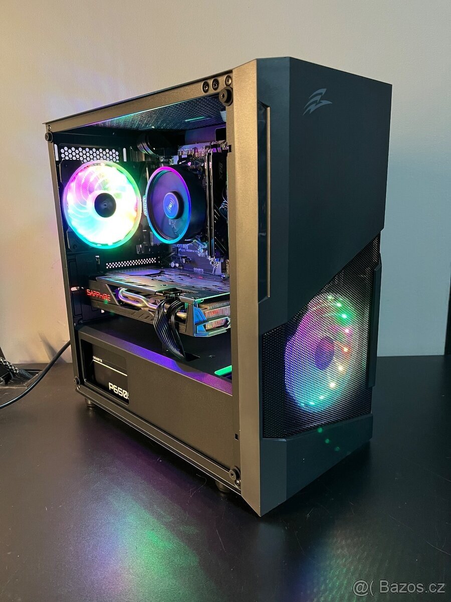 Herní PC: Ryzen 5 5500/ RX 5700XT 8GB/ 16gbRAM/ záruka
