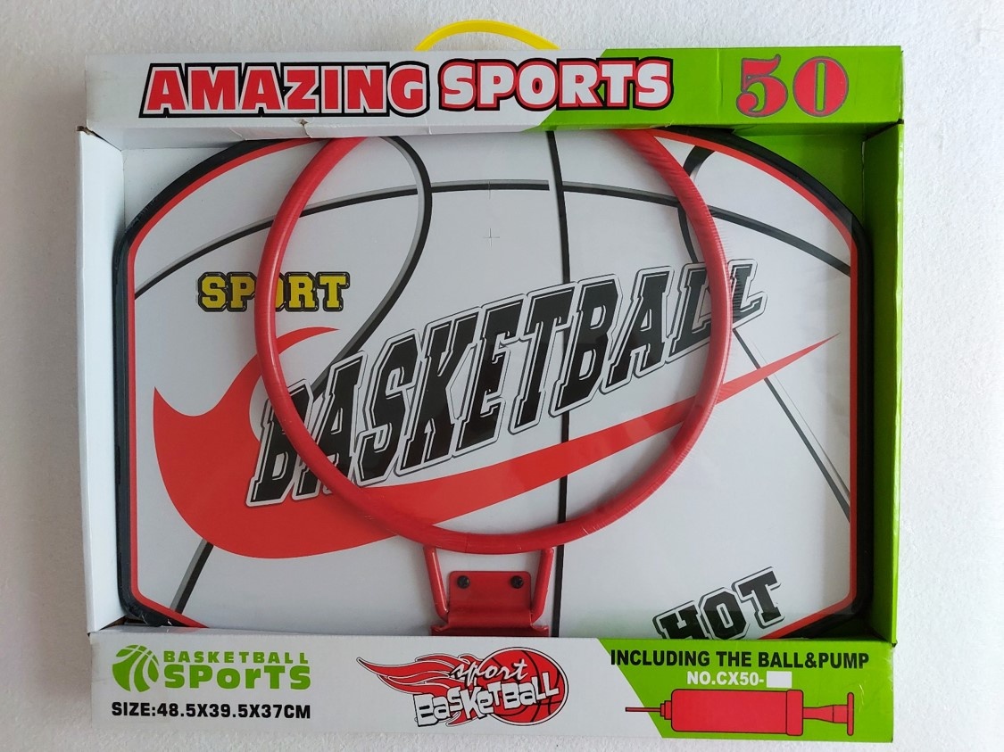 Basketbalový koš s deskou - NOVÉ, NEPOUŽITÉ