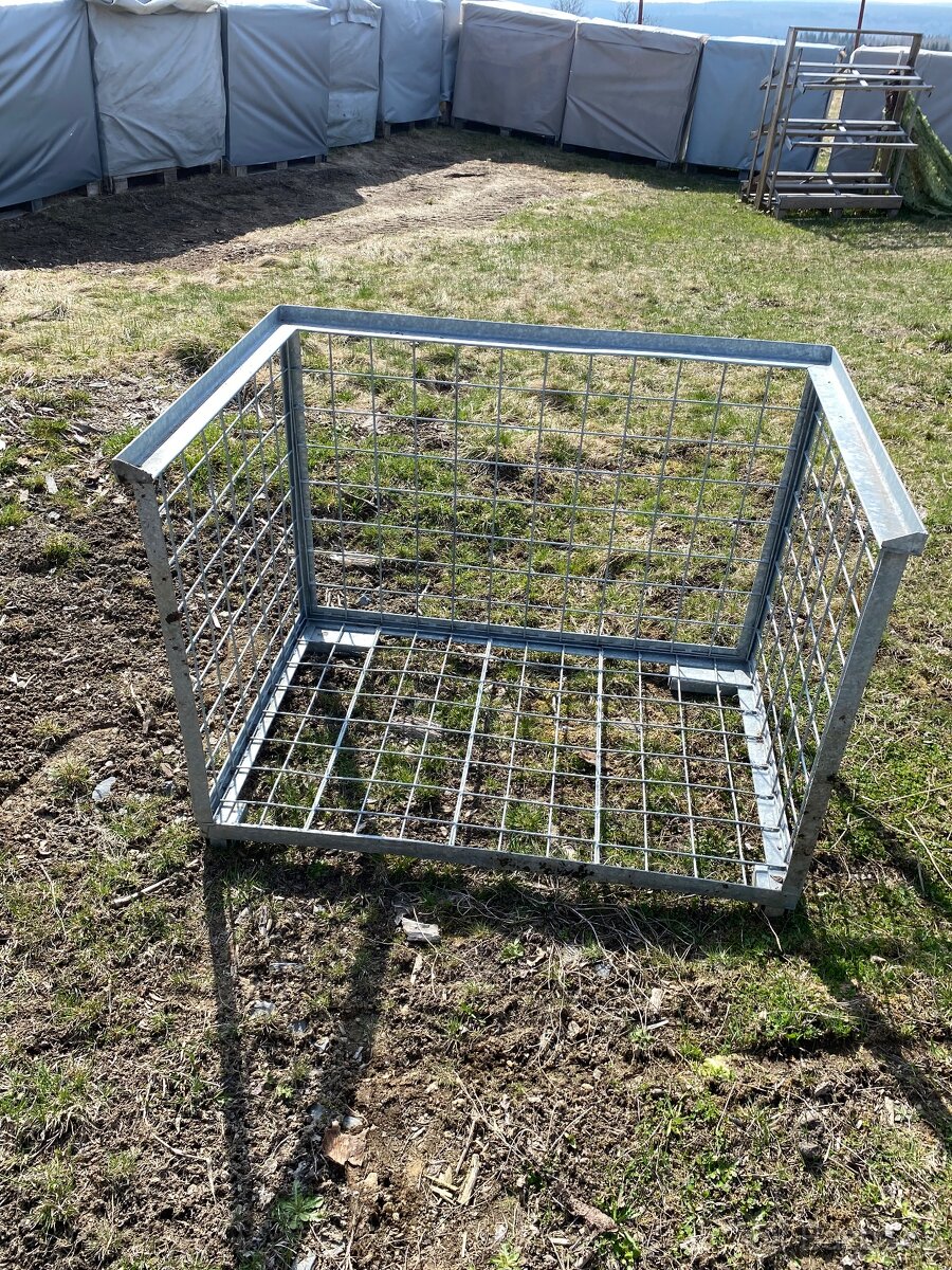 Klec na topné dřevo pozinkovaná