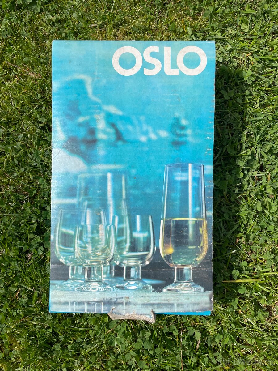 Malovaný set šesti skleniček