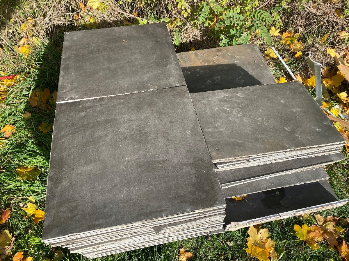 Velkoformátová dlažba šedá 60x60x9mm Poř cena 800,-kčm2