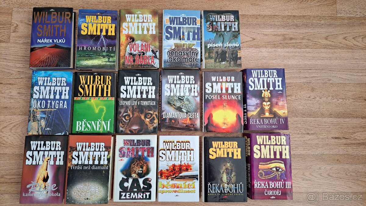 Wilbur Smith - velká sbírka dobrodružných knih