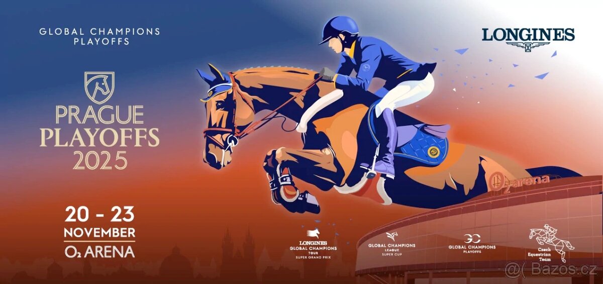 VIP vstup - klubové patro O2 Aréna Global Champions Prague