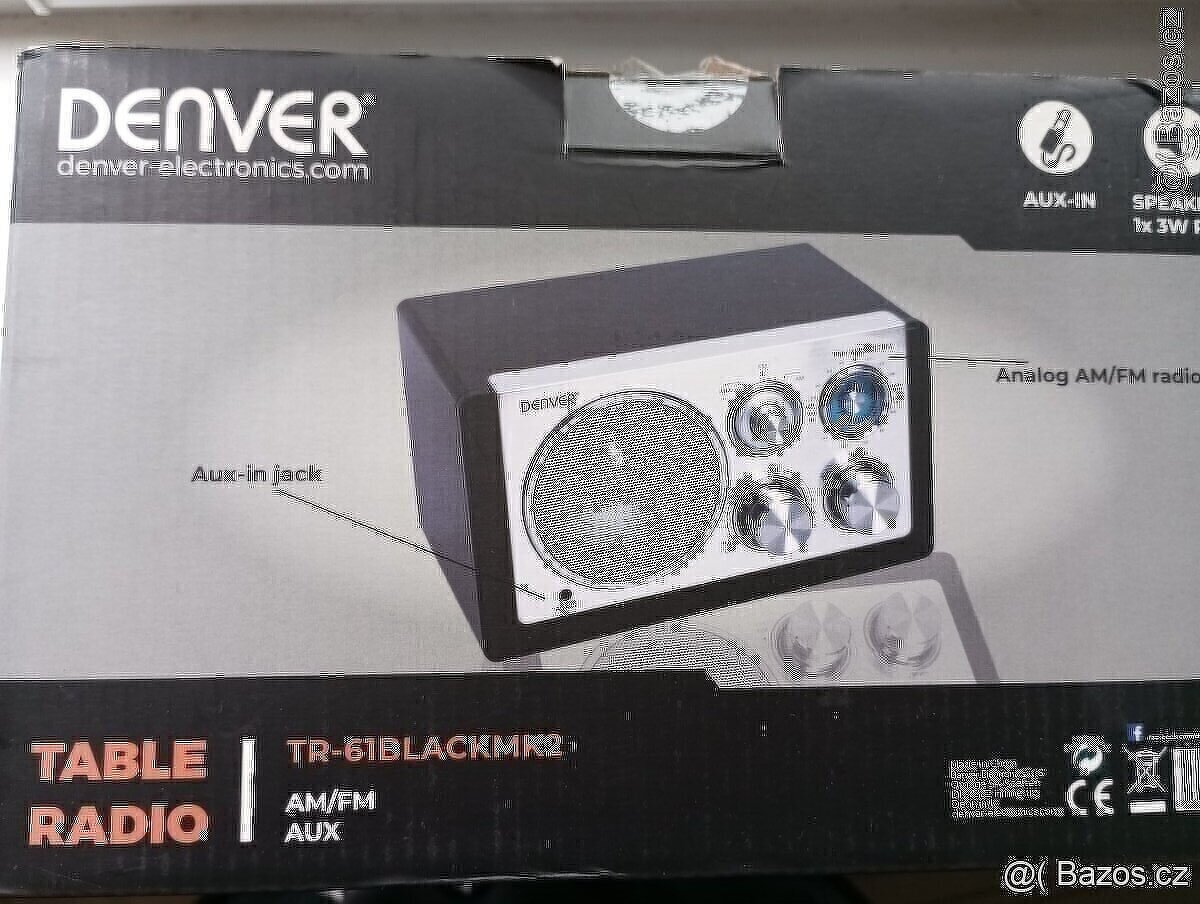 rádio Denver TR-61BLACKMK2
