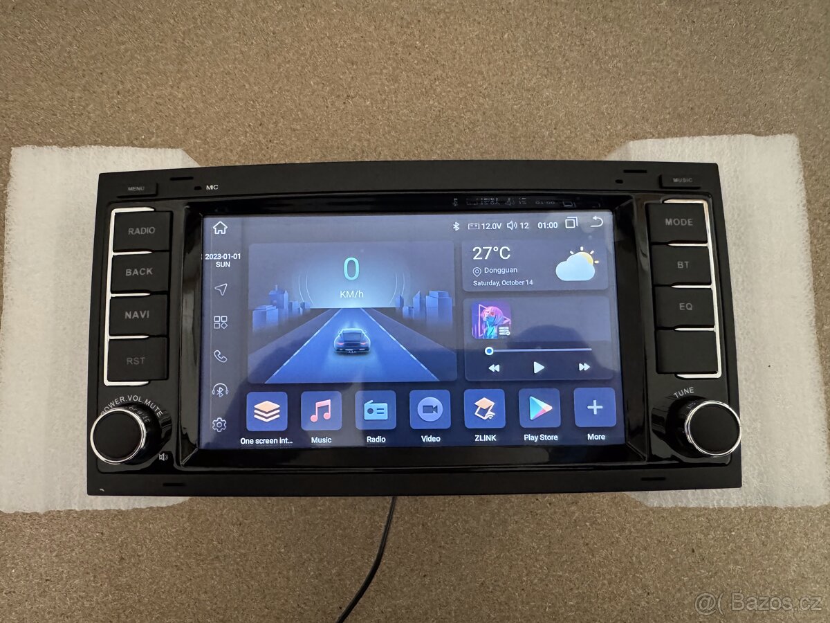 NOVÉ 7" Android 13 Autorádio - VW Transporter T5 a Touareg
