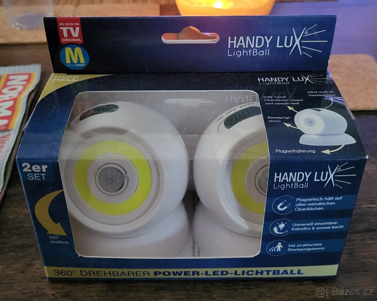 Nové, nepoužité: Handy Lux lightballs