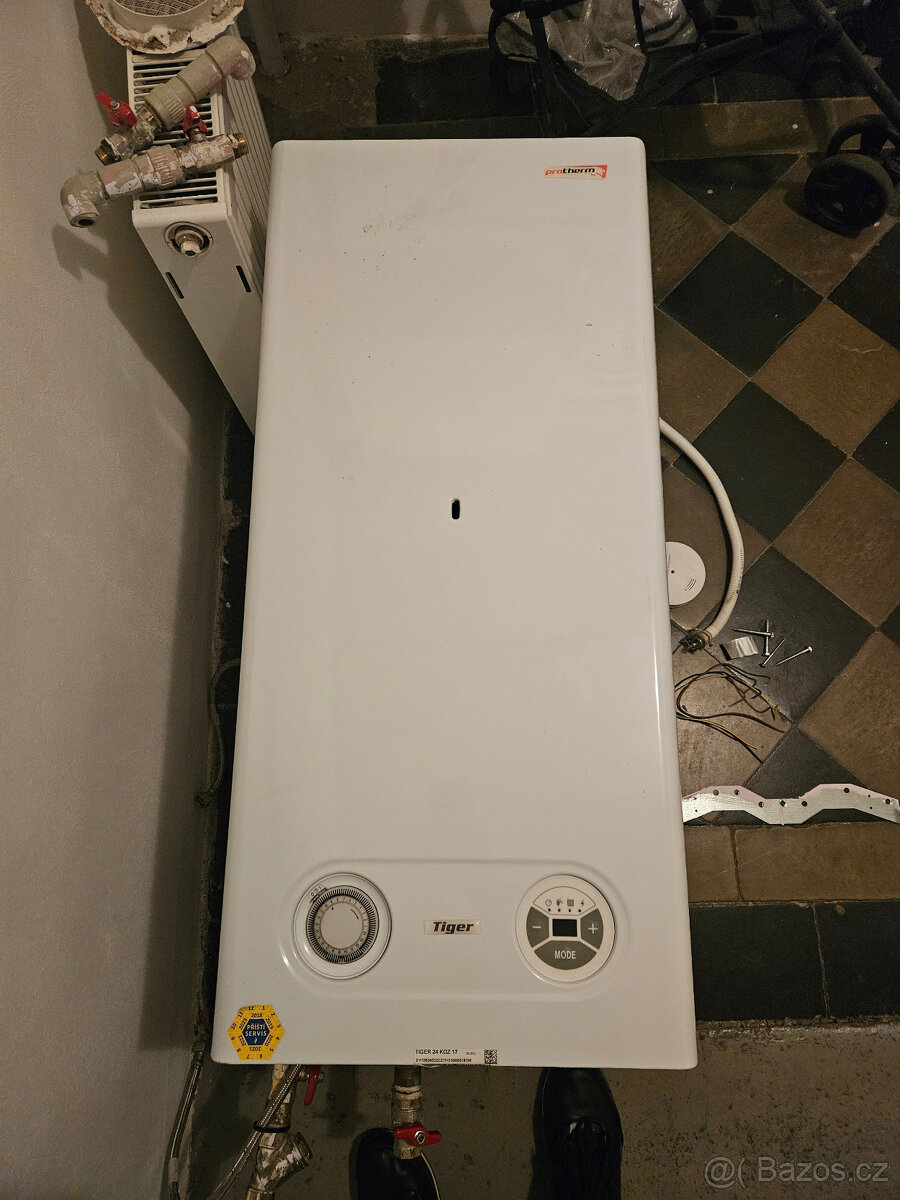 Plynový kotel Protherm Tiger 24 KOZ 17 - funkční