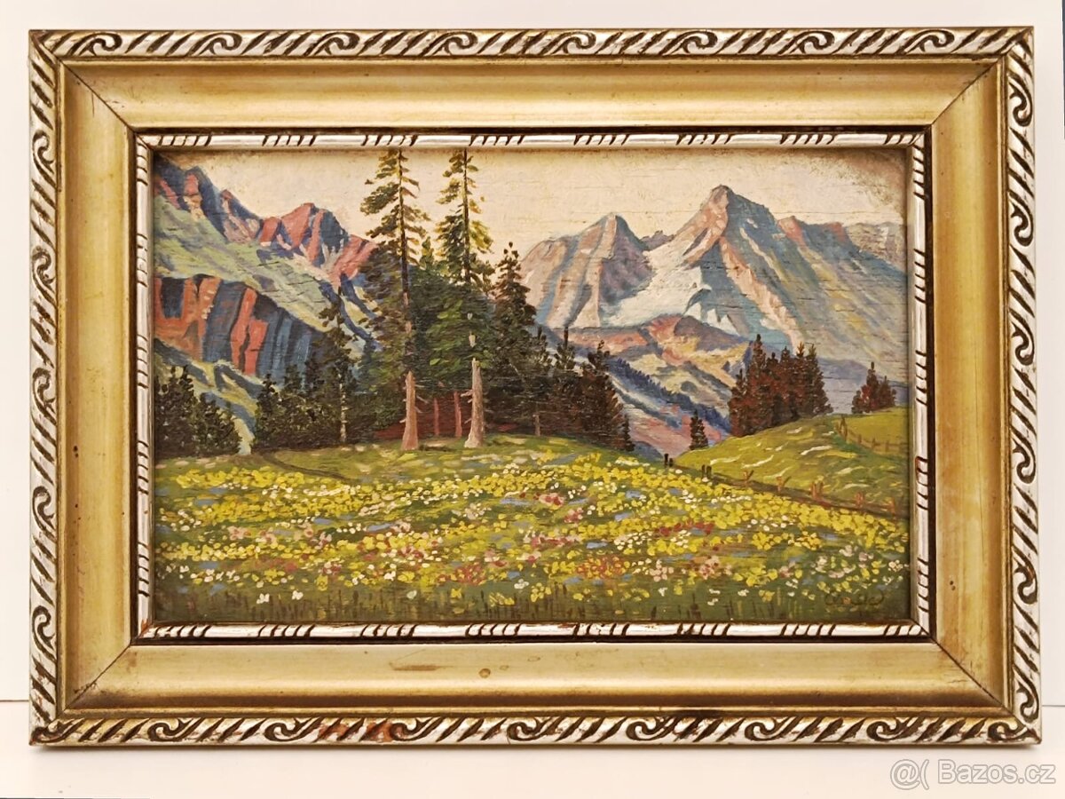 Obraz Vysoké Tatry, olej 17x24