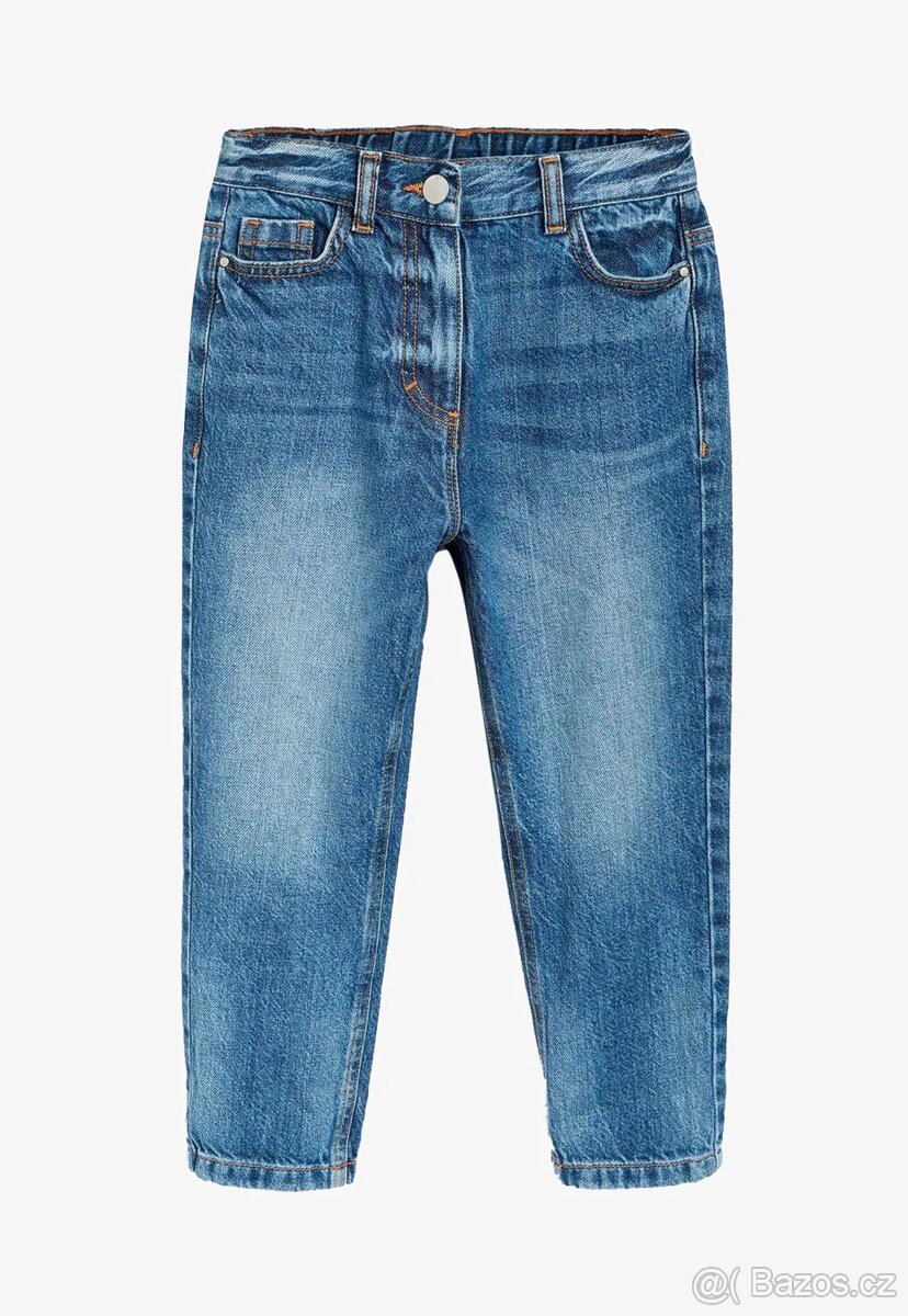 Dívčí džíny Next, styl Mom jeans.