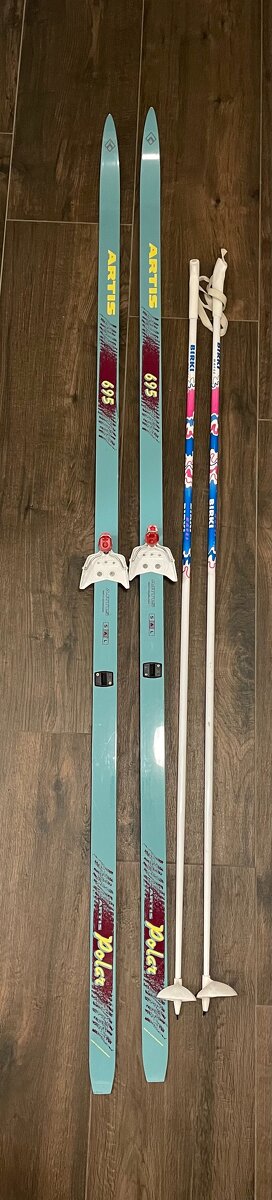 Běžky ARTIS POLAR 695 s vázáním N75 včetně hůlek