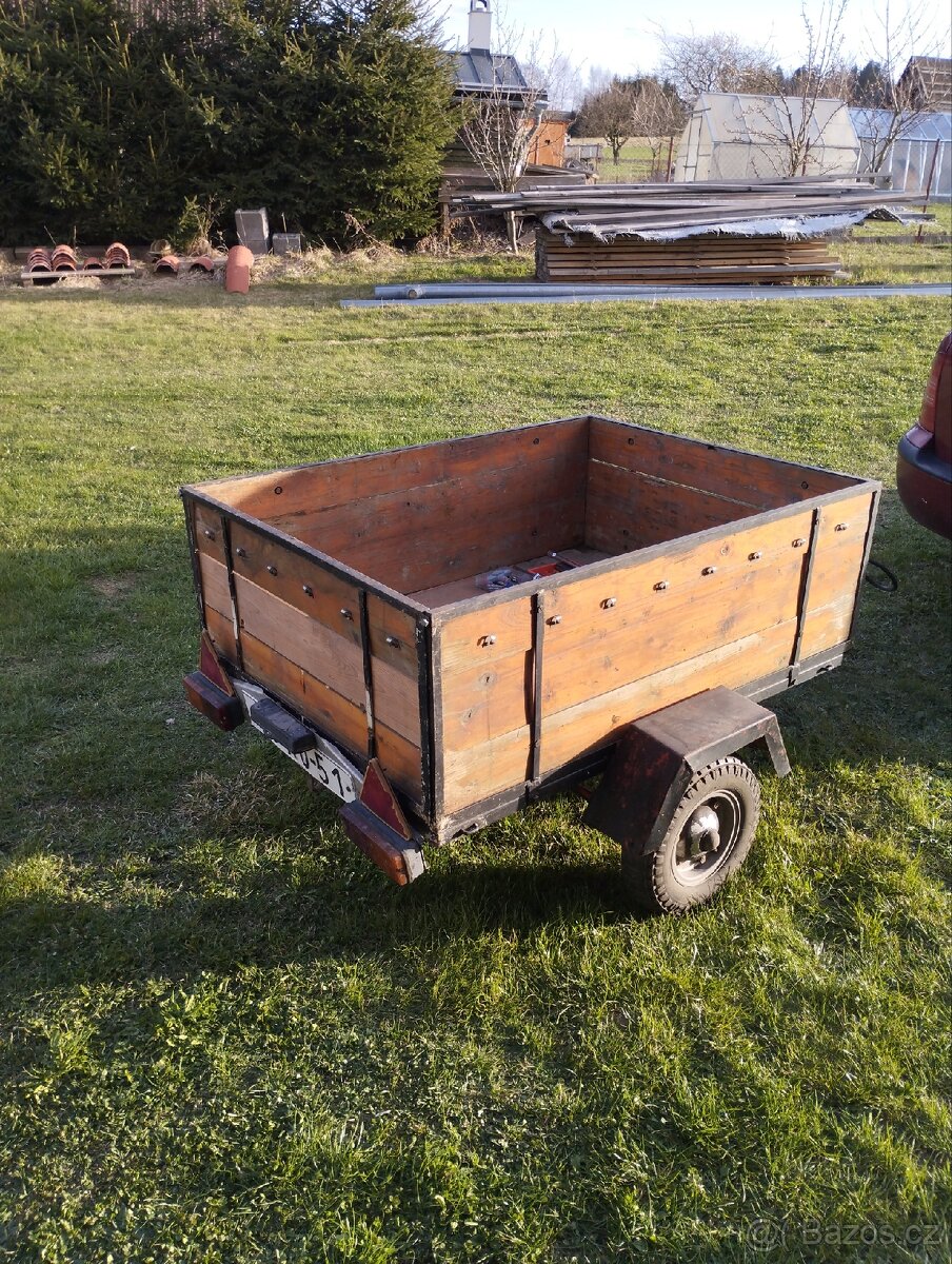 Přívěsný vozík za auto bez t.p