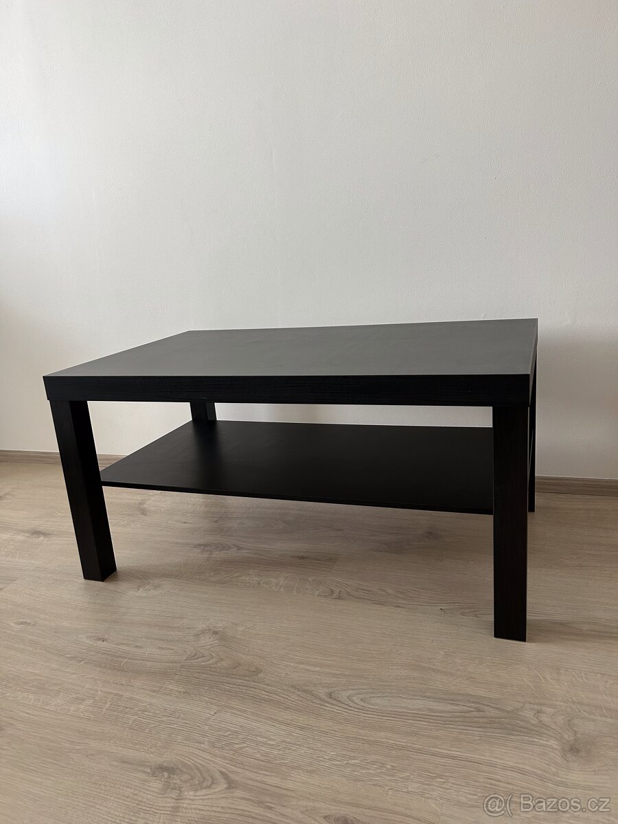 Černohnědý konferenční stolek