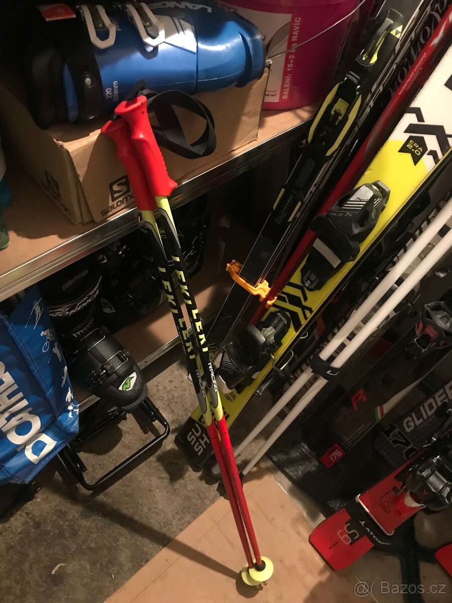 Sjezdové hole hulky Leki Racing Kids 95cm