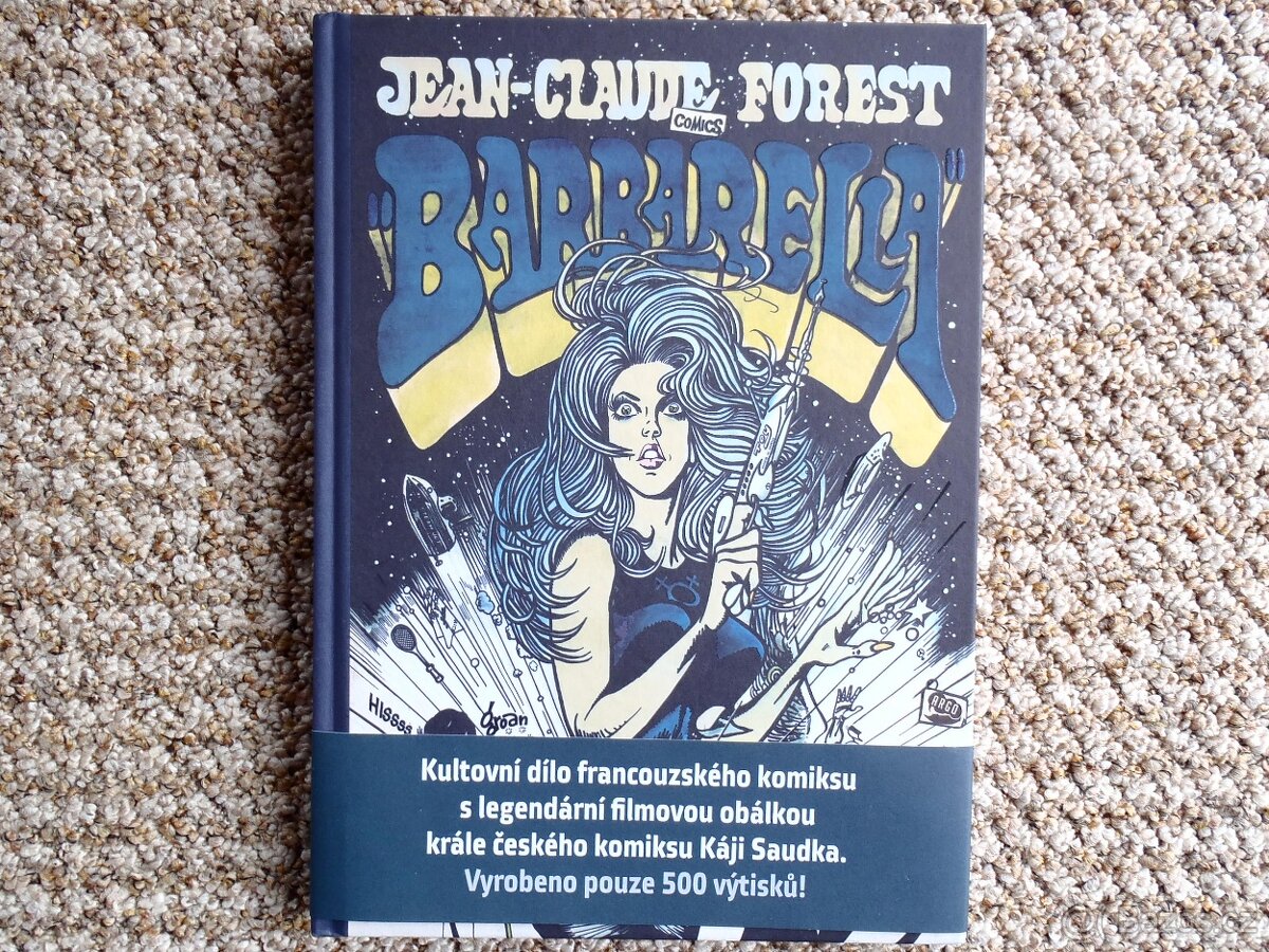 BARBARELLA-Kája Saudek ,komiks limitka nový