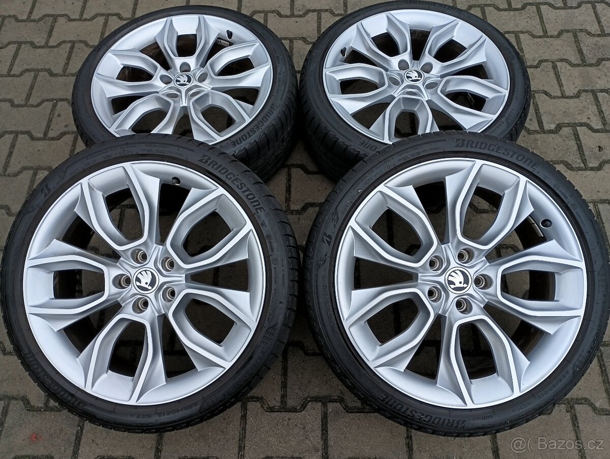 Originál sada disků Škoda Karoq 5x112 R19 Crater