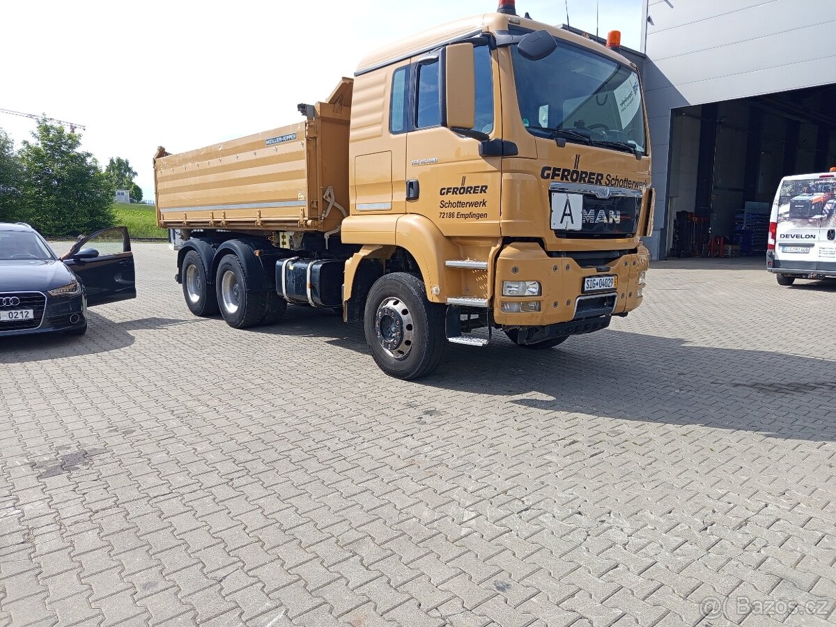 MAN TGS 26.480 Meiller sklápěč rv duben 2015