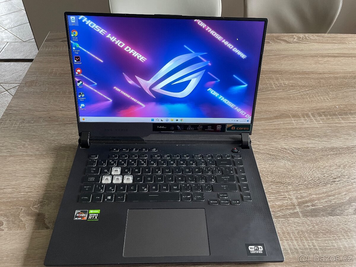 Asus ROG Strix G15 – RTX 3060 / Ryzen 7 / 144Hz – TOP stav