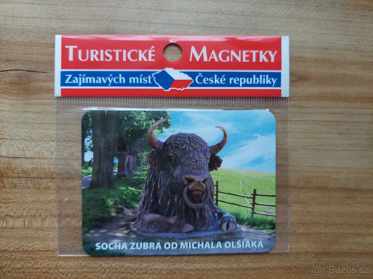 Nová magnetka magnet - Michal Olšiak Pernštejnský zubr SLEVA