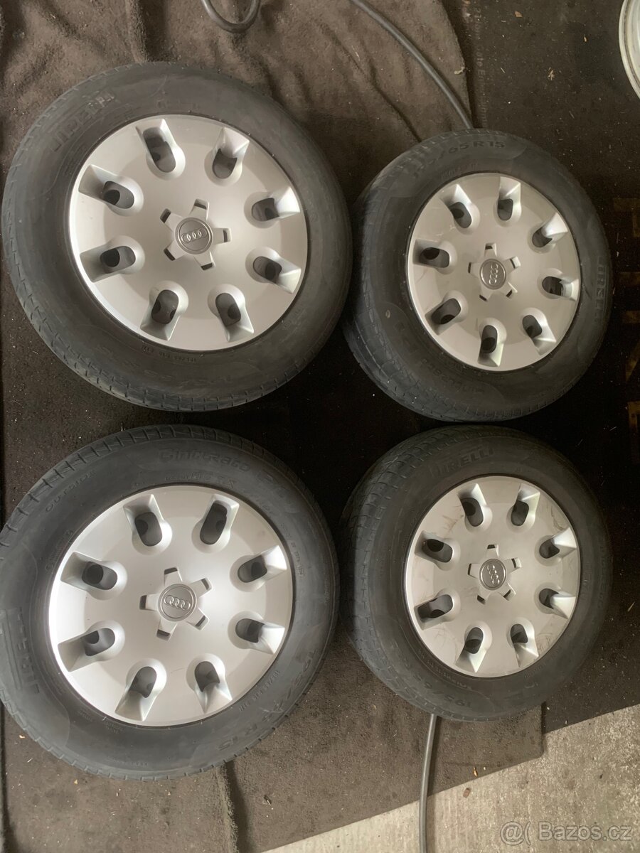 Plechové kola VW Škoda 195/65 R15 5x112 ET47