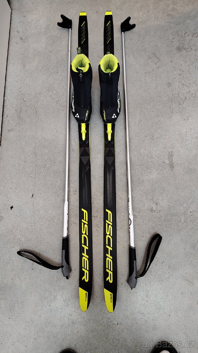 Fischer sprint skin 140cm, boty 37, hole 120