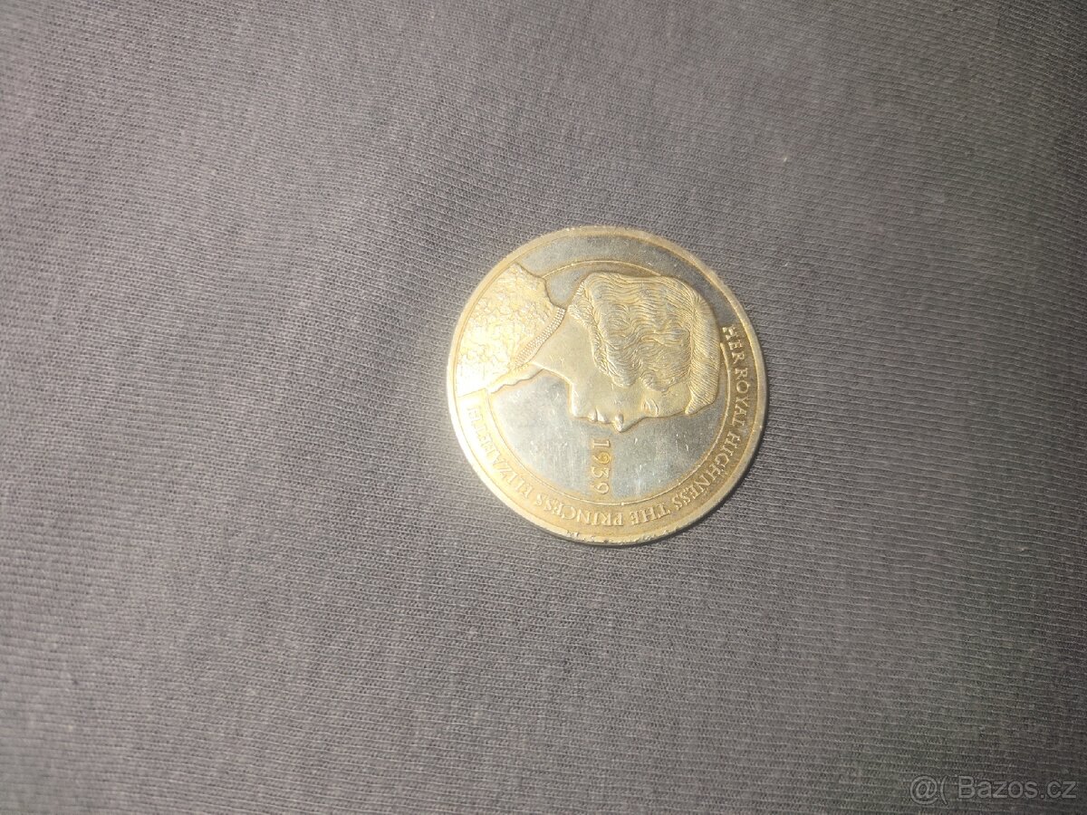 Pamětní medaile princezna Alžběta, rok 1959