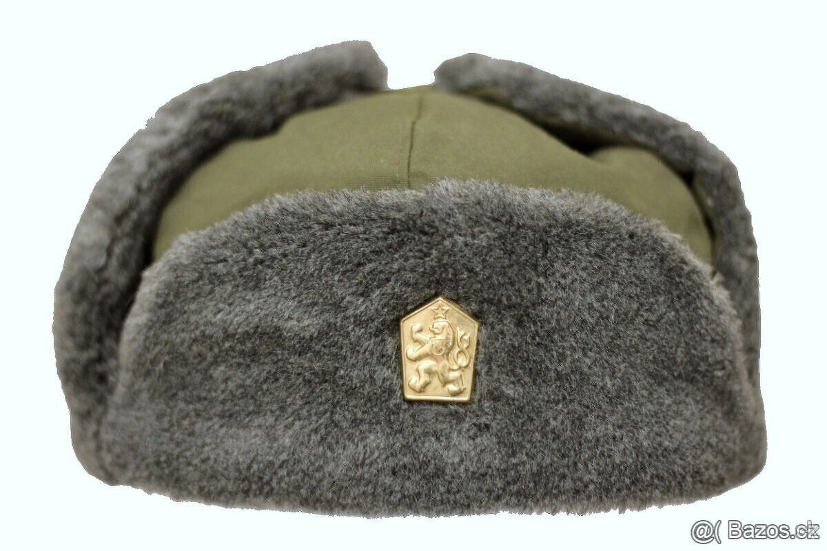 Vojenská ušanka, beranice ČSLA zimní, originál, nová