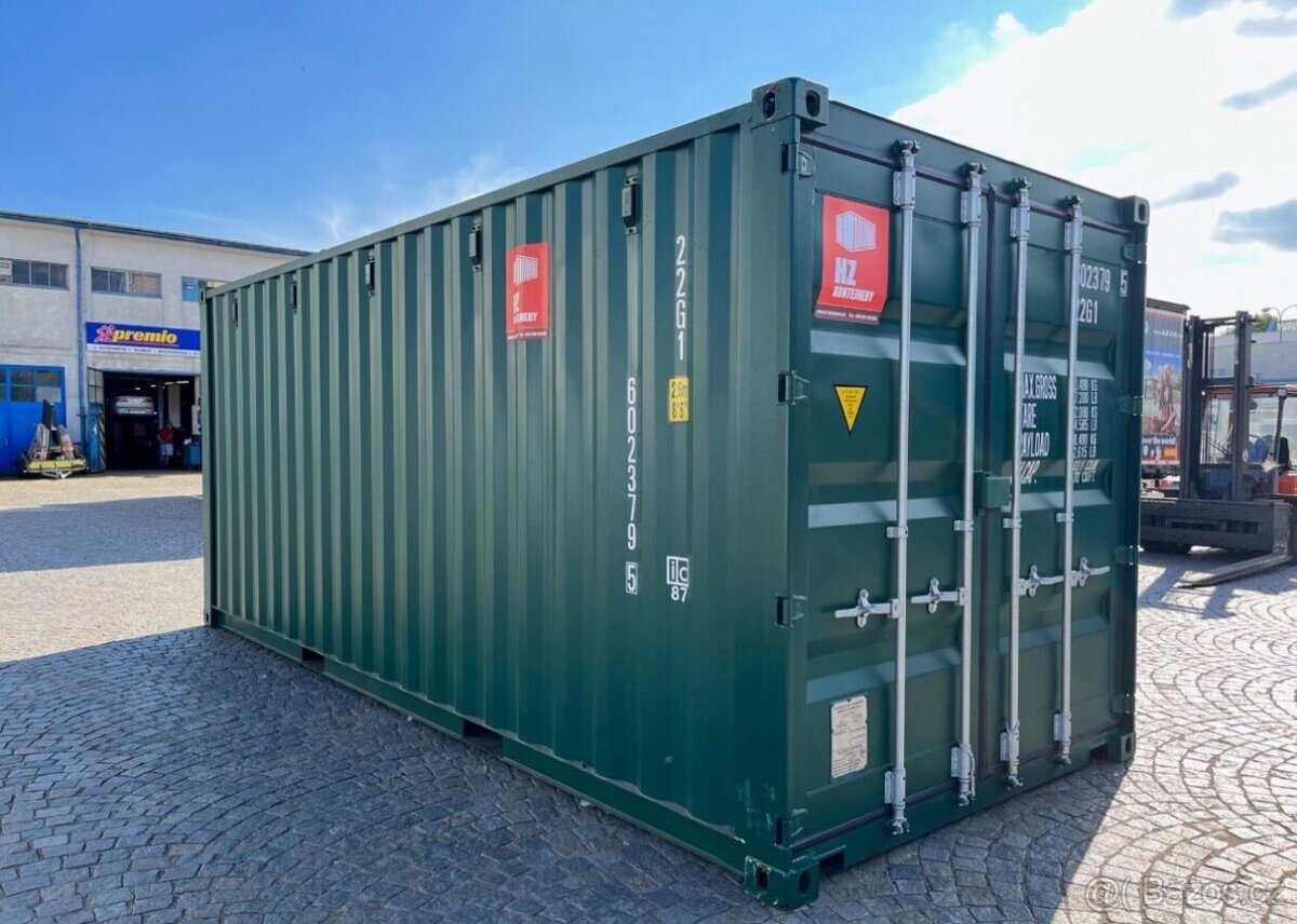 Lodní kontejner 20' RAL 6005 Česká Třebová