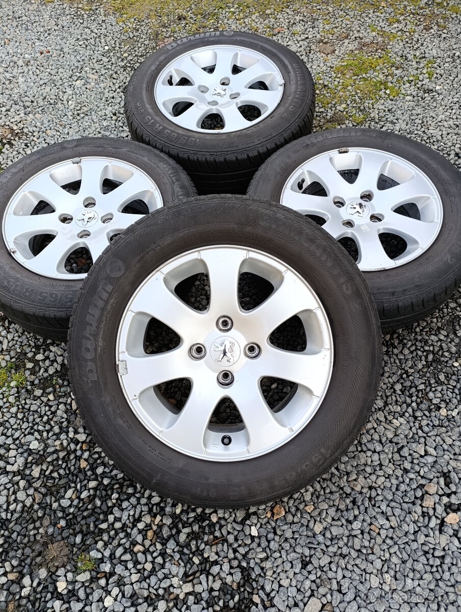 Alu disky R15 Peugeot, Citroen