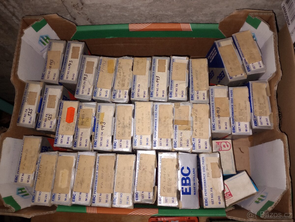 Brzdové destičky EBC