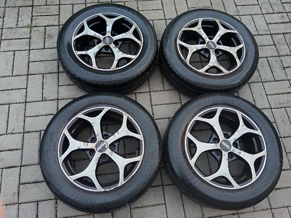Letní al kola 16" 5x108, 6.5jx16, et 43 vhodná na mnoho voz