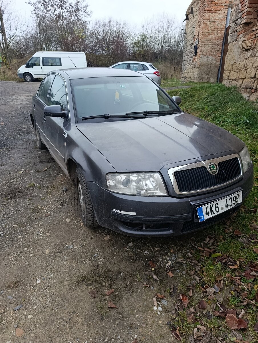 ŠKODA SUPERB 1,9TDI 96KW NA DÍLY PLATÍ DO SMAZÁNÍ