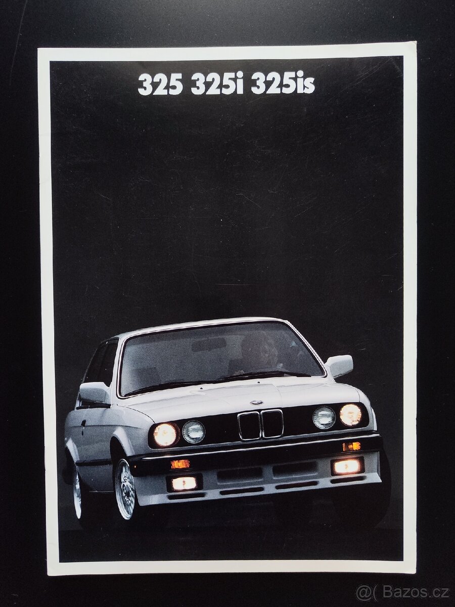 BMW E30 325 325i 325is 1987 BROŽURA KATALOG