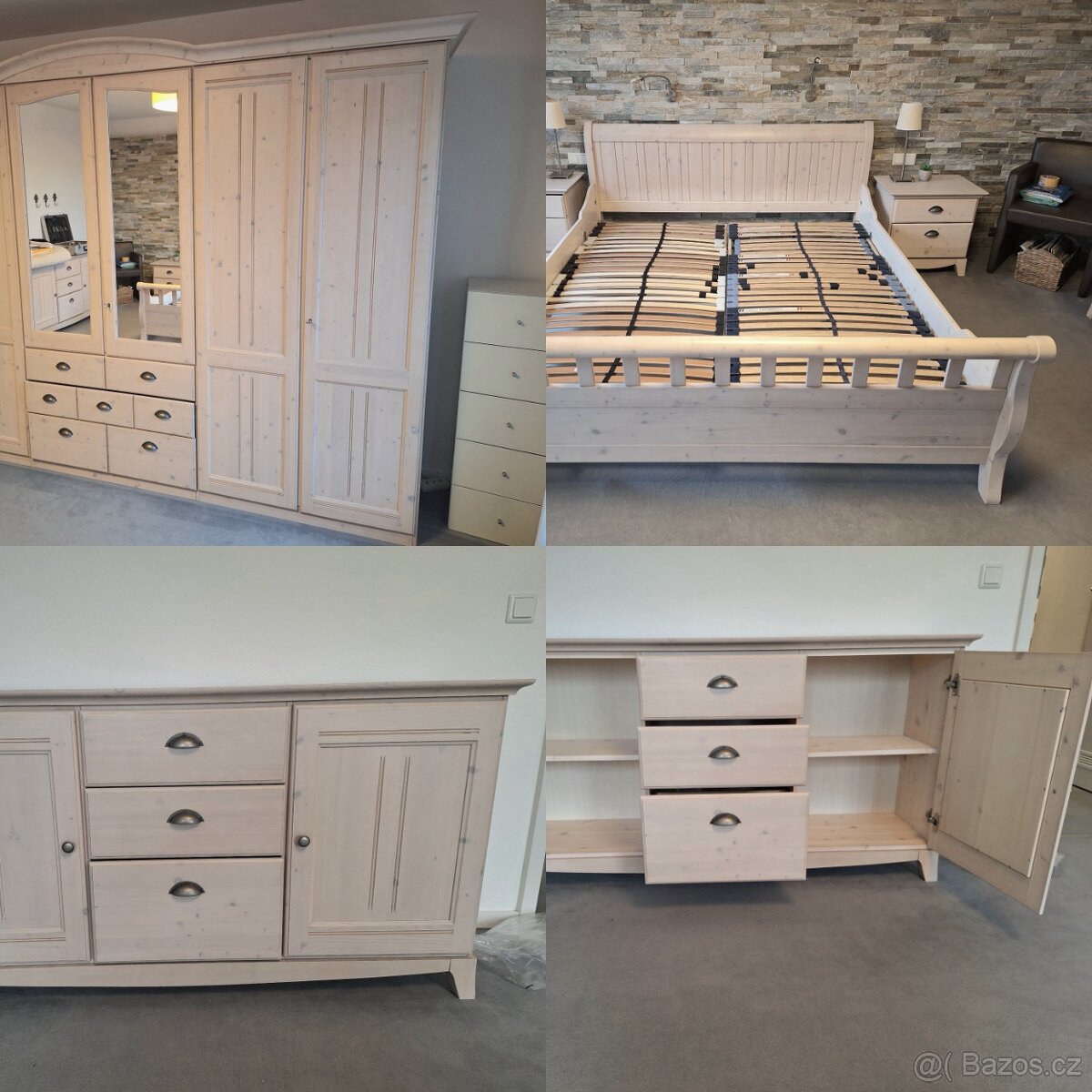 CELODŘEVĚNÁ LOŽNICE JITONA VENETO