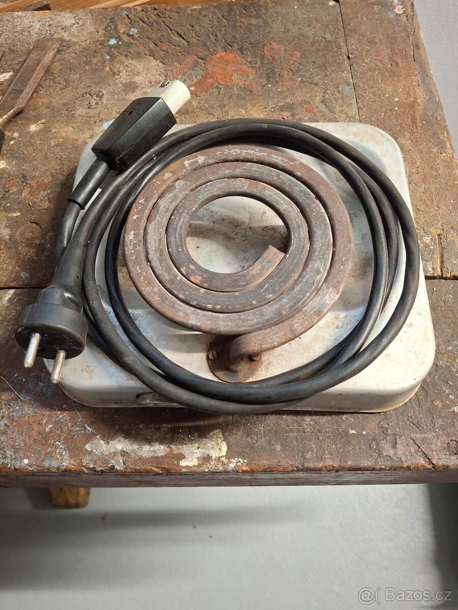 Vařič jednoplotýnkový retro