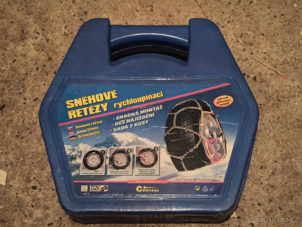 Sněhové řetězy vel. 40 - CHYBÍ napínáky