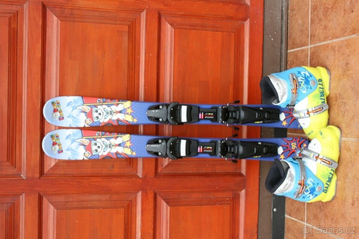 lyže head 90 cm , boty