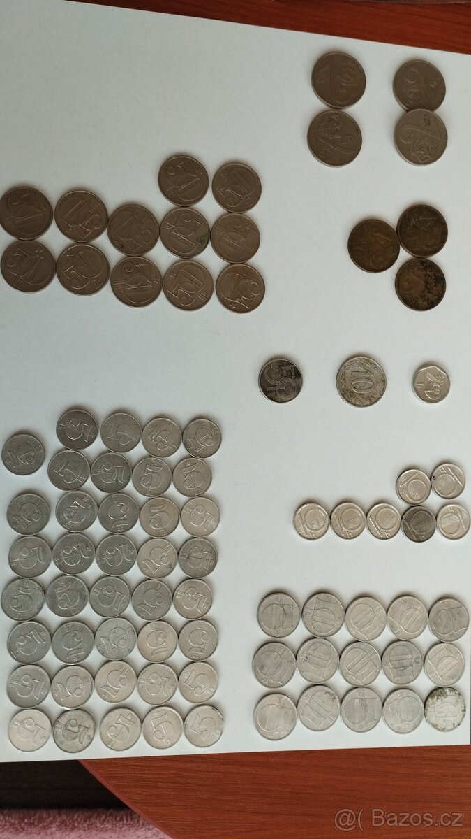 Staré české drobné mince